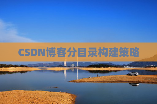 CSDN博客分目录构建策略
